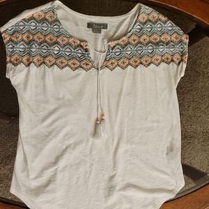 Natruals, Blouse, size small, white /color